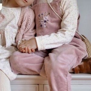 Jamie Kay Pink Corduroy Overalls